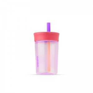 Owala 15oz Kids Tumbler Plastic 水筒 ピンク 紫 | AHZ10039AU