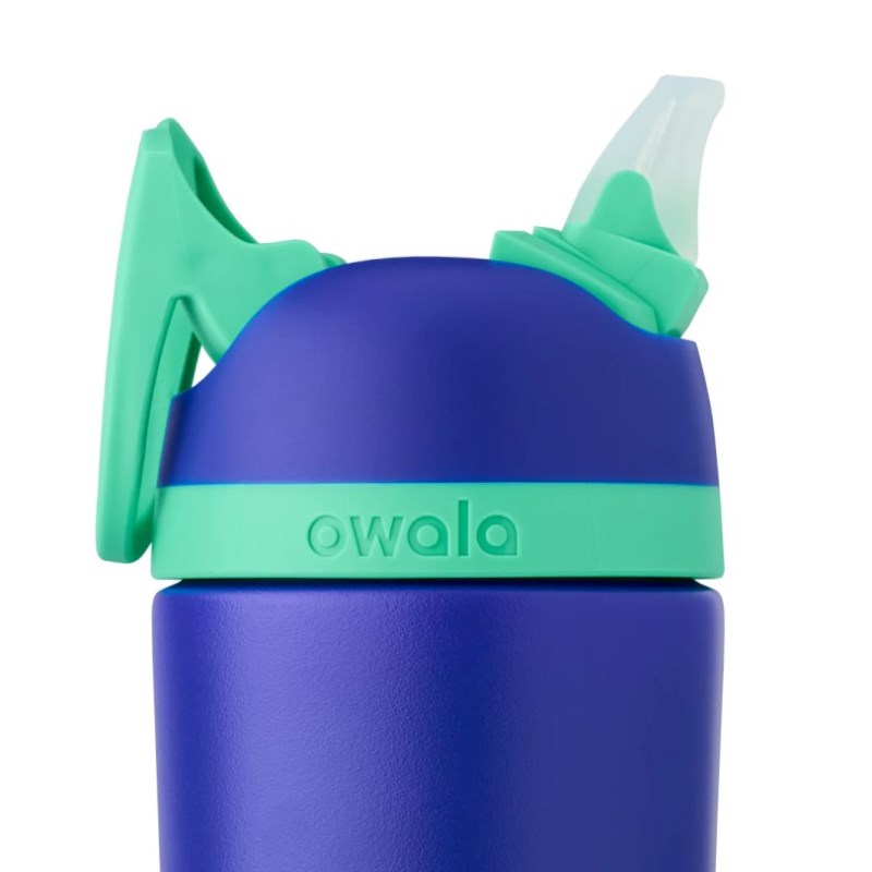 Owala 14oz Kids Stainless Steel Flip™ 水筒 緑 ピンク | FMQ8634FX