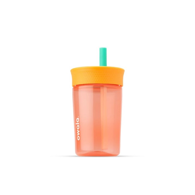 Owala 15oz Kids Tumbler Plastic 水筒 オレンジ | UDO7996QQ
