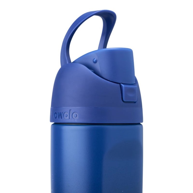 Owala 16oz Kids FreeSip® Stainless Steel 水筒 青 黒 | WJT811NN