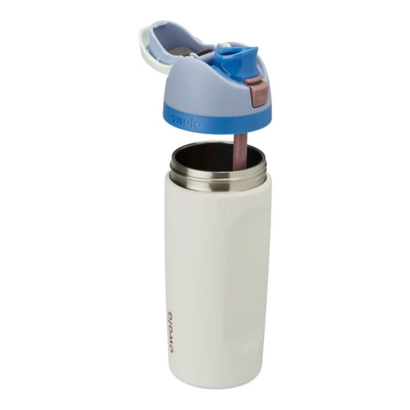Owala 16oz Kids FreeSip® Stainless Steel 水筒 白 | YKQ9912WV