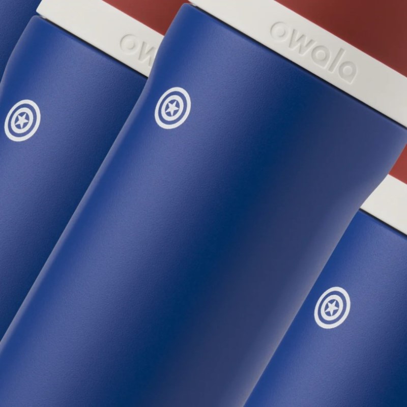 Owala 24oz Marvel Stainless Steel 水筒 暗青 | RQU6377IV