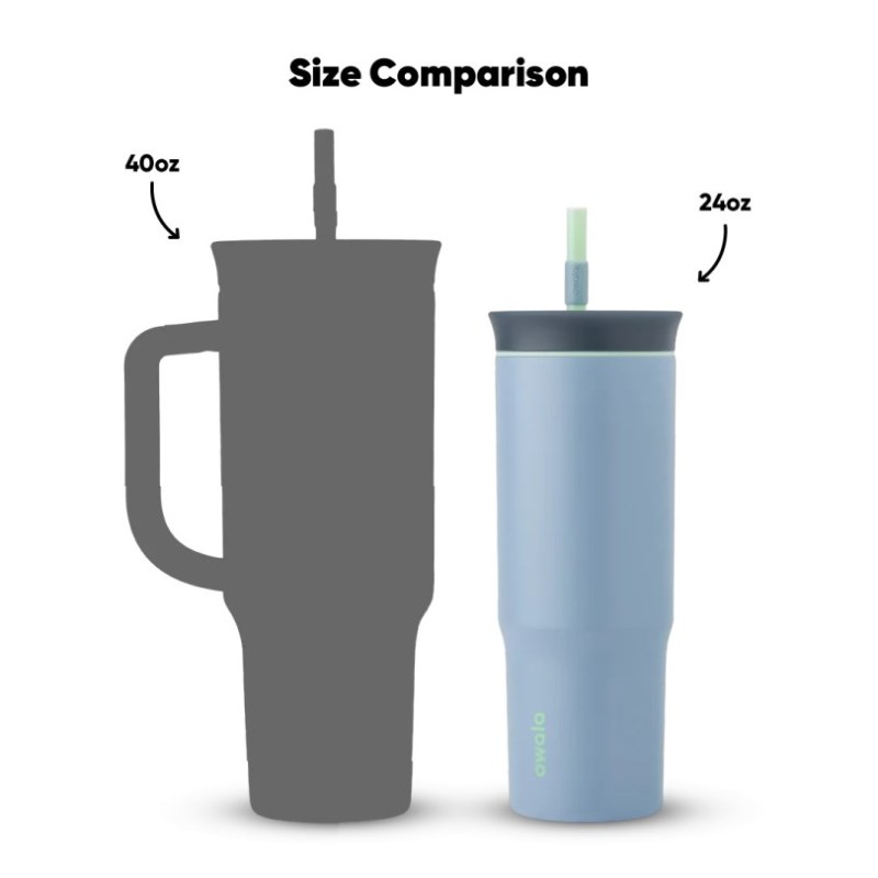 Owala 24oz Tumbler Stainless Steel 水筒 青 | SLM645RI