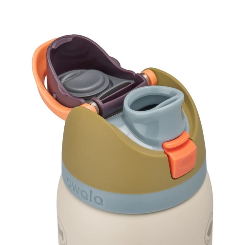 Owala 32oz FreeSip® Great American Road Trip Stainless Steel 水筒 ベージュ | MTS4876ZE